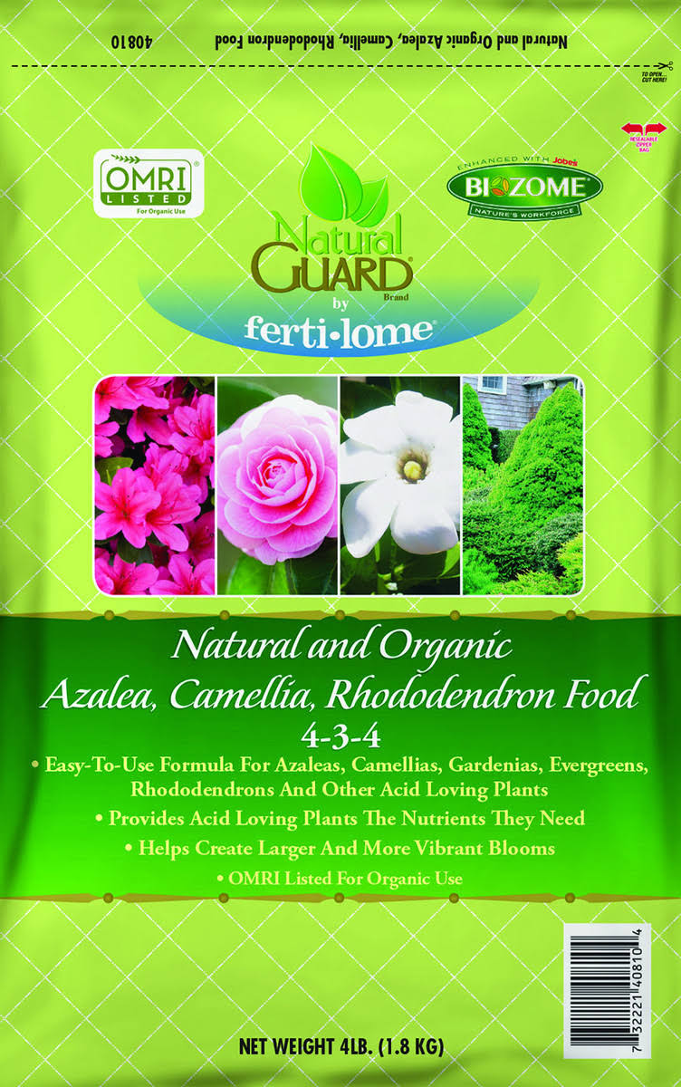 Natural Guard 440810 4 lbs 5-4-3 Organic Azaela Camellia & Rododdren Food