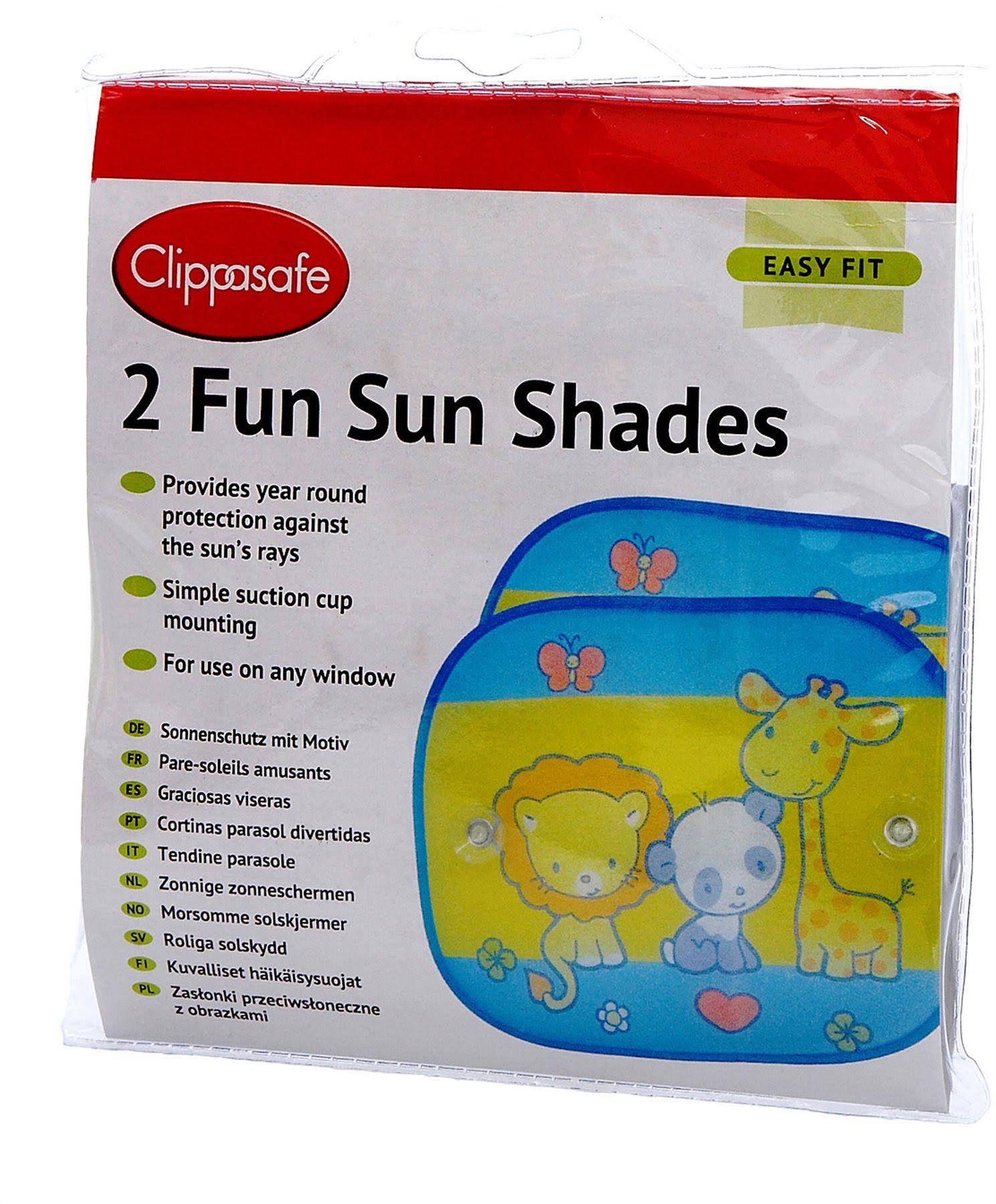 Clippasafe Fun Sun Screens (2 Pack)