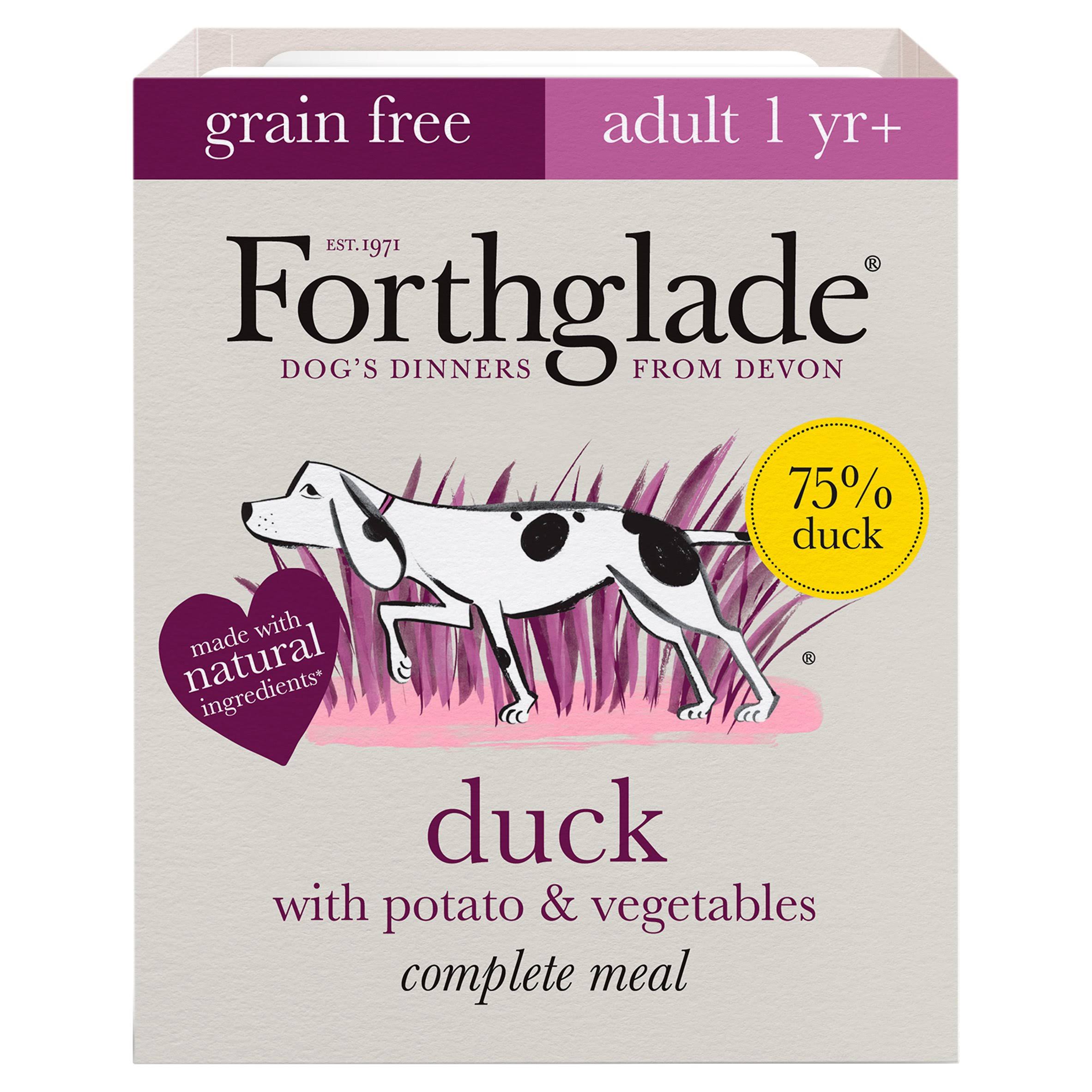 Forthglade Complete Grain Free Dog Food - 395g