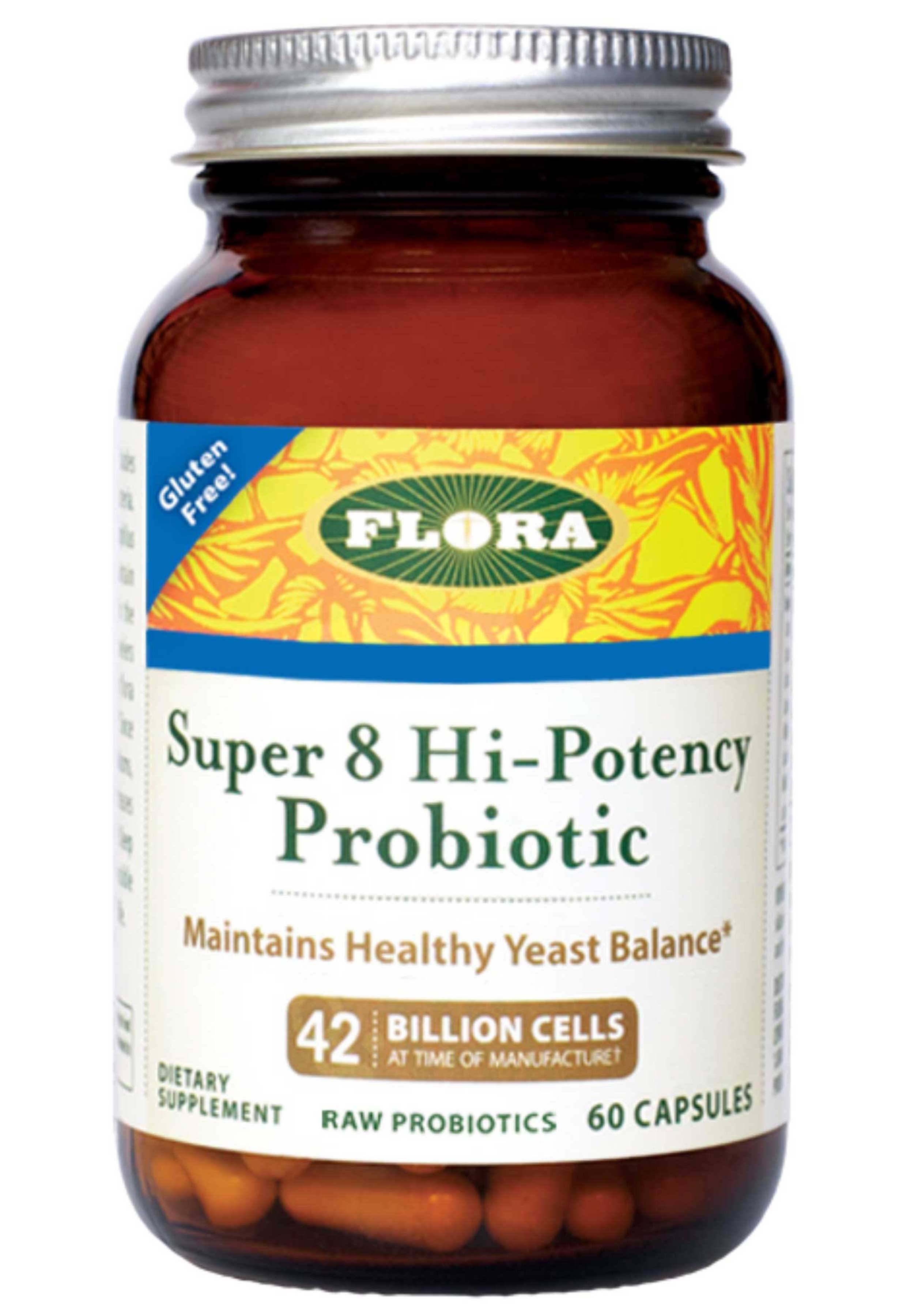 Flora Udo's Choice Super 8 Probiotic Dietary Supplement - 60 Capsules