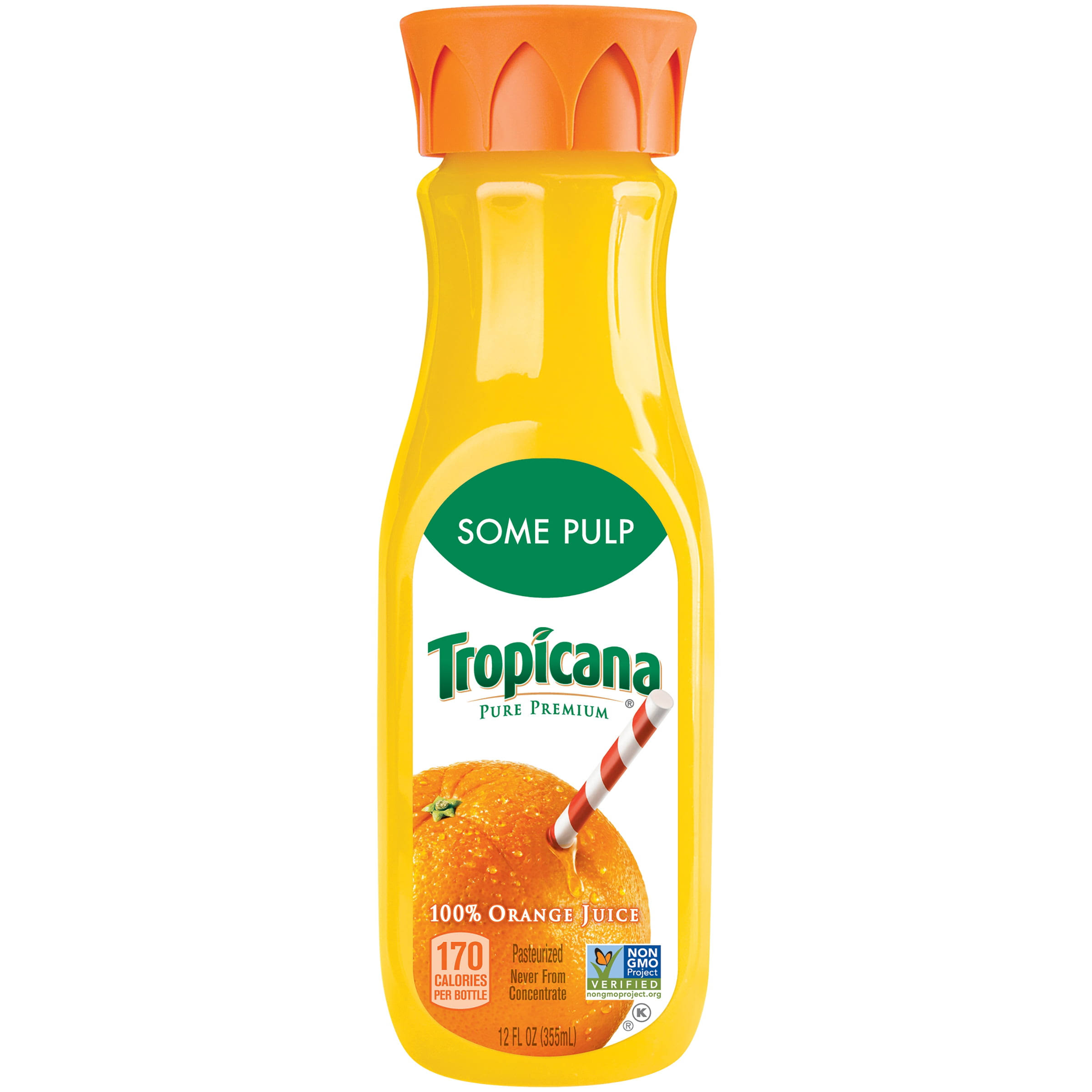 Some Pulp Tropicana Pure Premium Orange Juice - 12oz