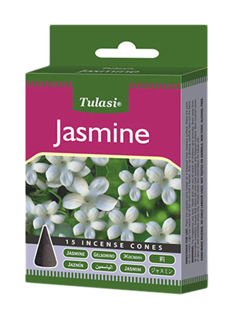 Tulasi Jasmine Incense Cones