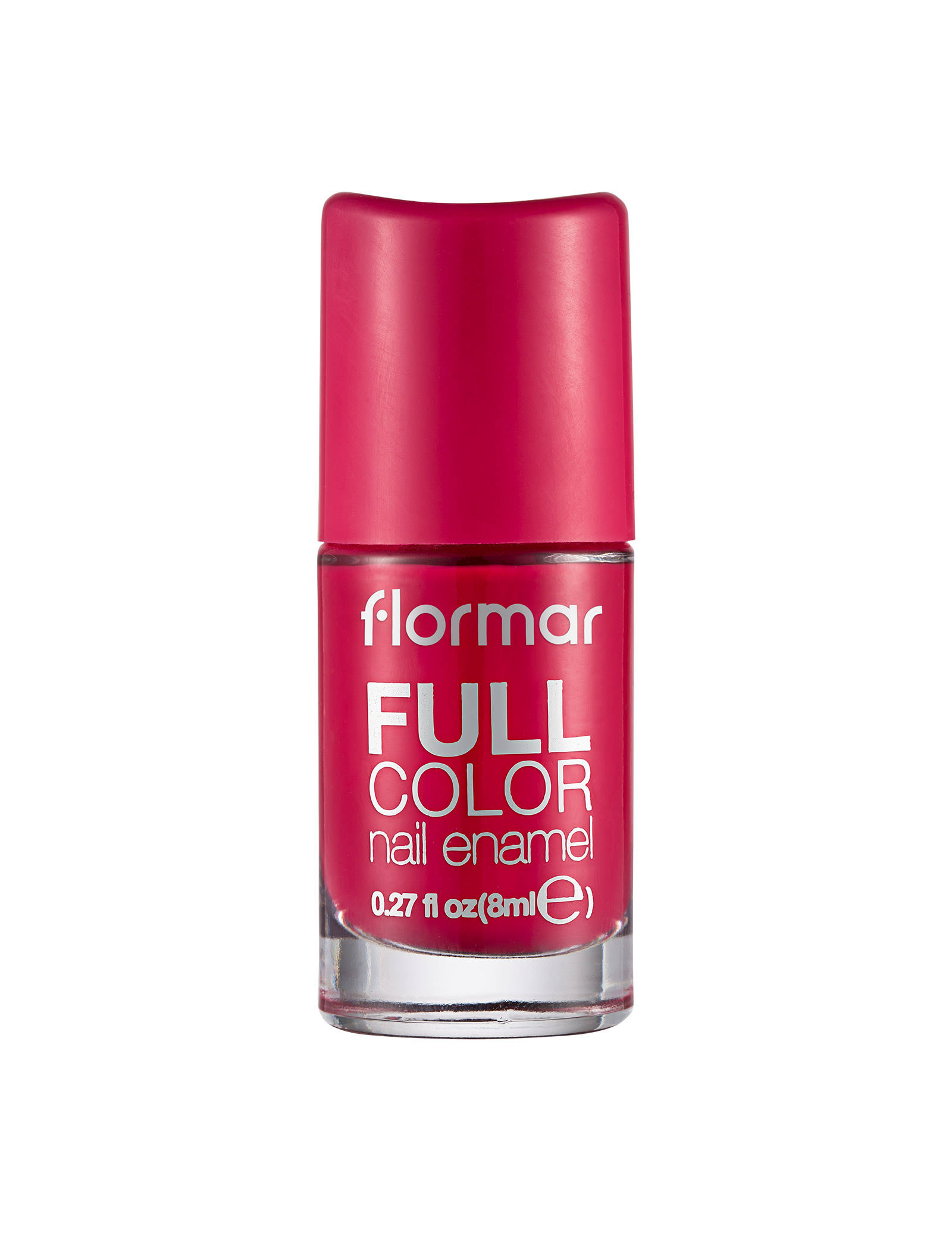 Flormar Full Color Nail Enamel Polish - Squashed Raspberry, 8ml