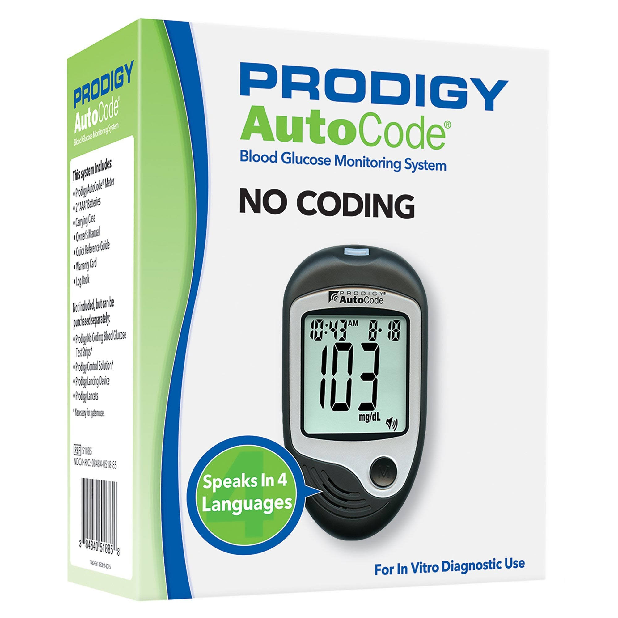 Prodigy Autocode Blood Glucose Meter