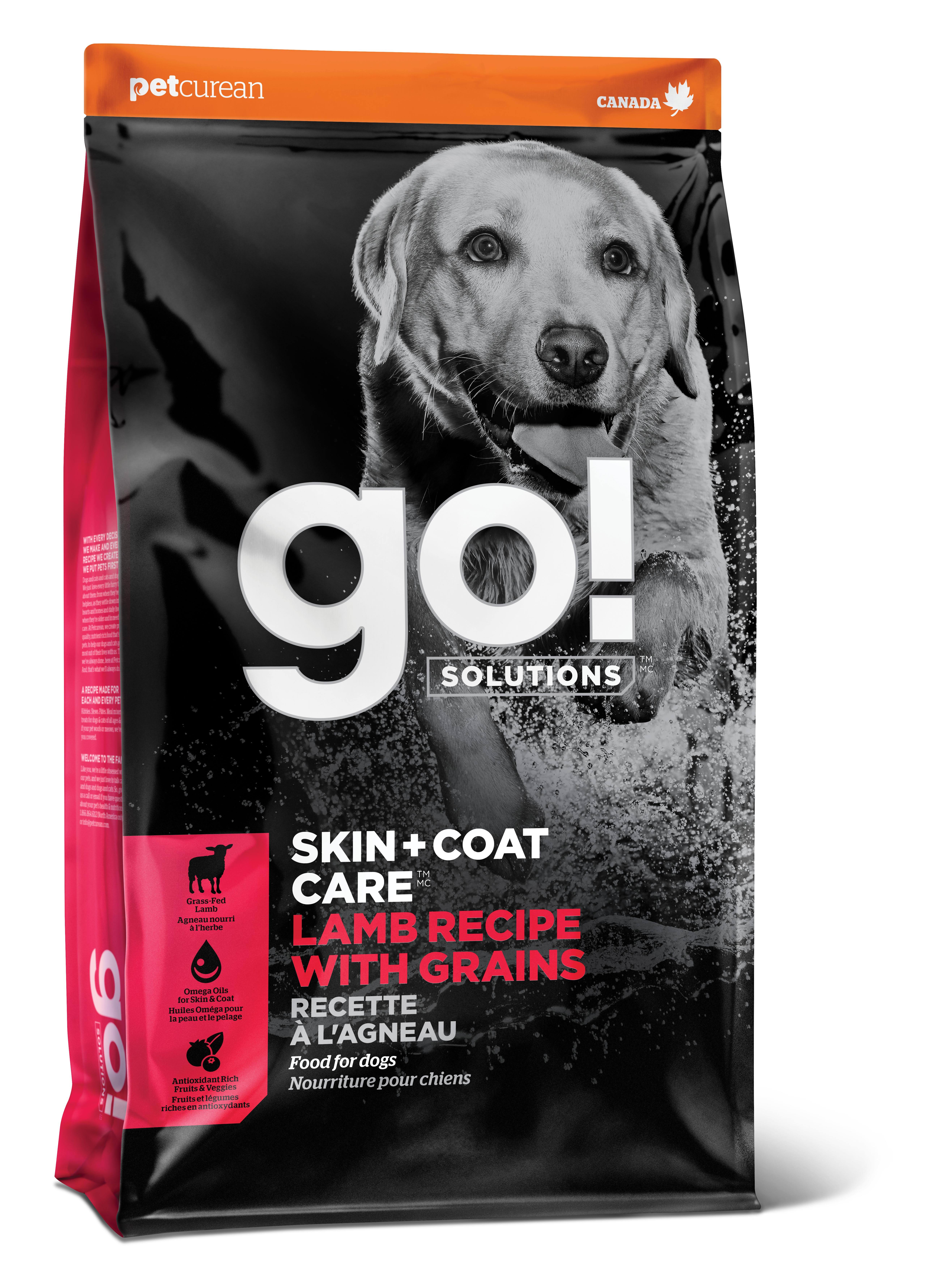 Go! Solutions Skin + Coat Care Lamb Recipe Dry Dog Food, 25 lb