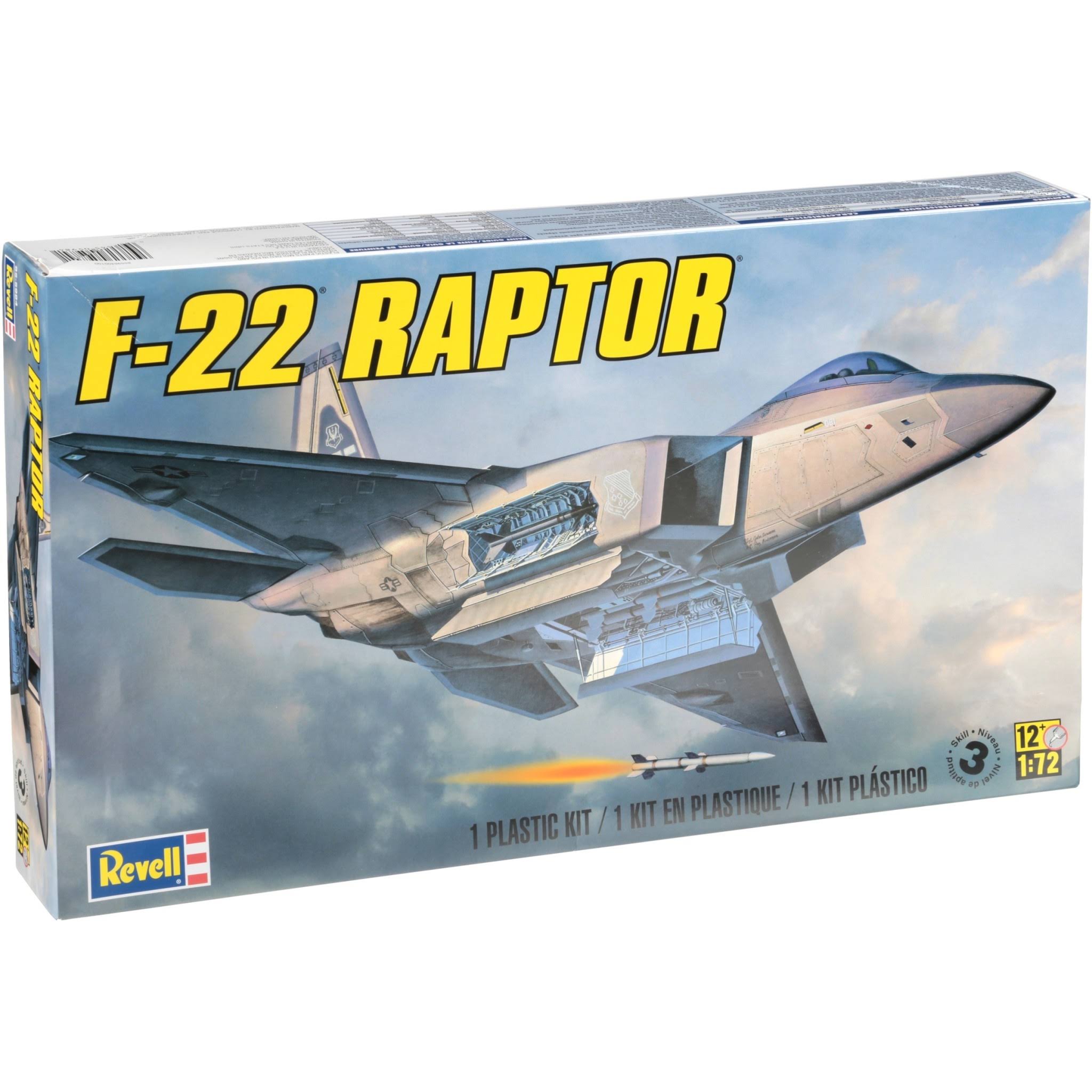 Revell 1/72 F-22 Raptor Model Airplane Kit