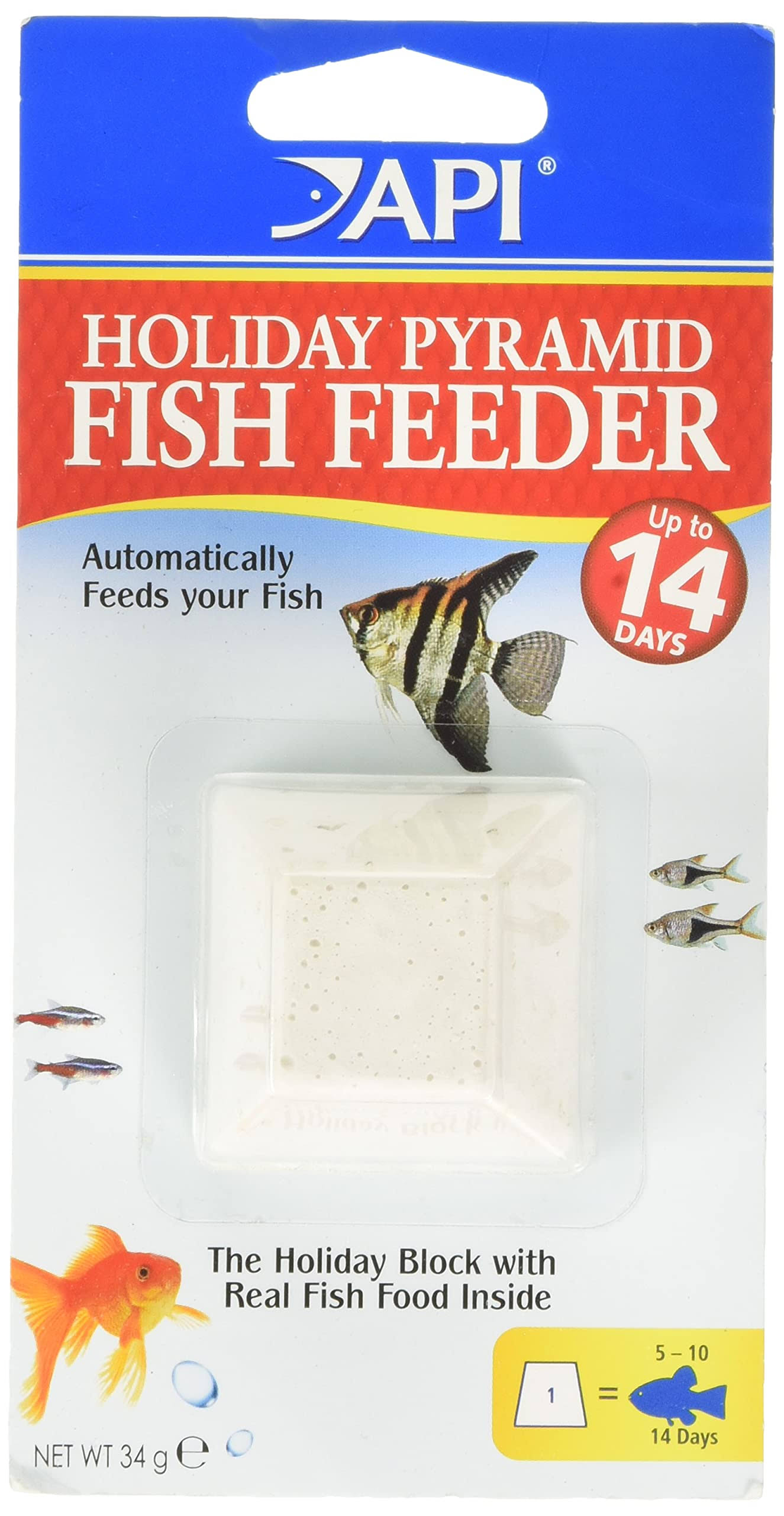 API Vacation Pyramid Fish Feeder - 1 Pack