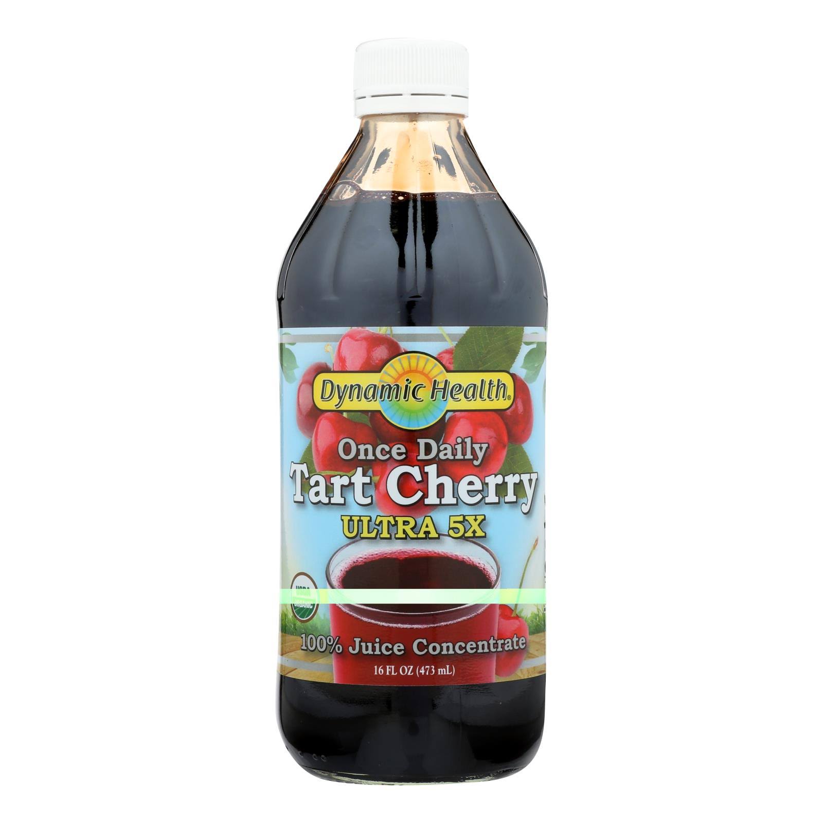 Dynamic Health Organic Tart Cherry Ultra 5x Juice Concentrate - 16oz