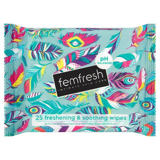 Femfresh Intimate Skin Care Wipes - 25ct
