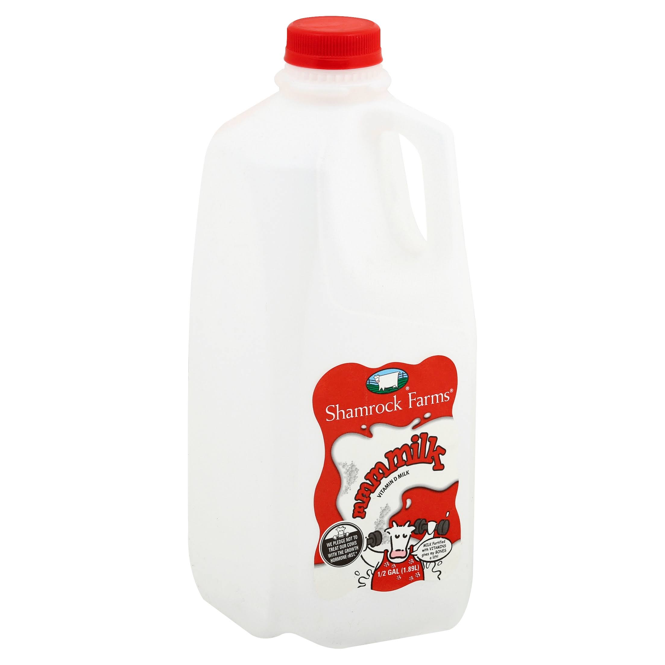 Shamrock Farms Vitamin D Milk - 0.5 Gallon