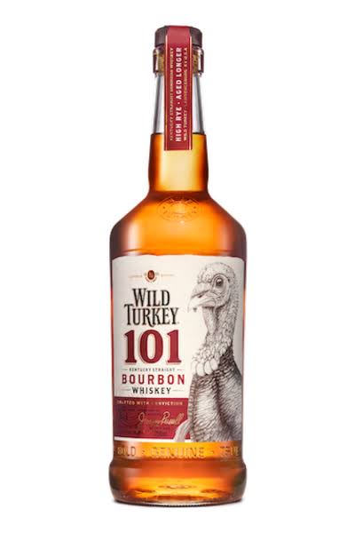 Wild Turkey Whiskey, Kentucky Straight Bourbon, 101 - 200 ml