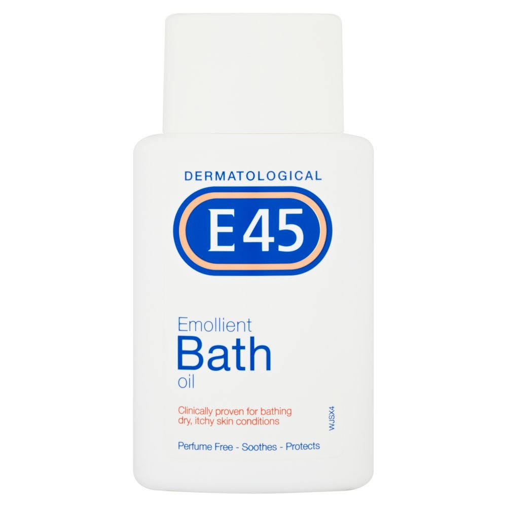 E45 Dermatological Emollient Oil Bath - 250ml