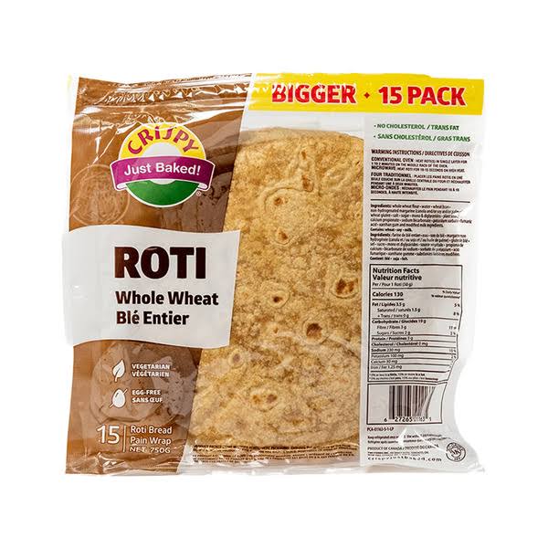 Crispy Whole Wheat Roti 15P