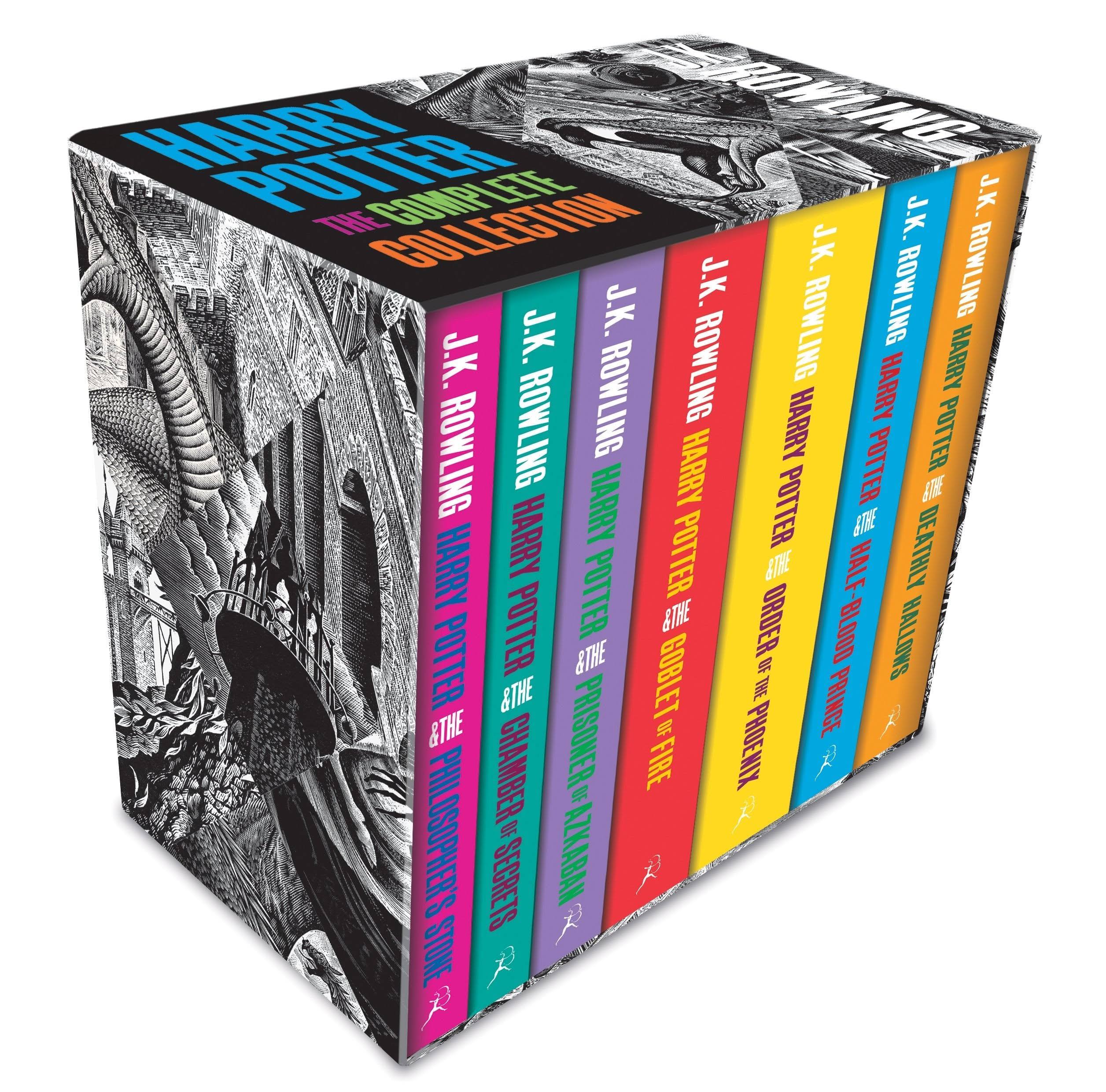 Harry Potter Boxed Set: The Complete Collection (Adult Paperback): Contains: Philosopher's Stone / Chamber of Secrets / Prisoner of Azkaban / Goblet of Fire / Order of the Phoenix / Half-Blood Prince / Deathly Hollows [Book]