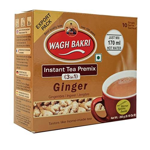 Wagh Bakri Instant 3 In 1 Ginger Tea - 10ct