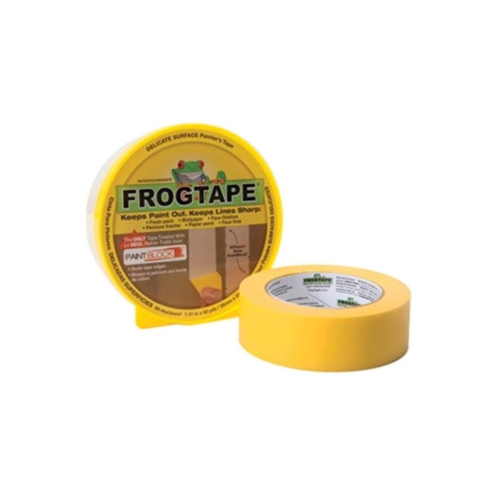 Frog Tape Shurtape 105550 24 mm. x 55 M. Yellow Frog Delicate Multi Use Painters Tape
