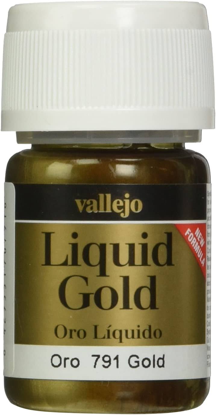 Vallejo Liquid Gold - 791 Gold, 35ml