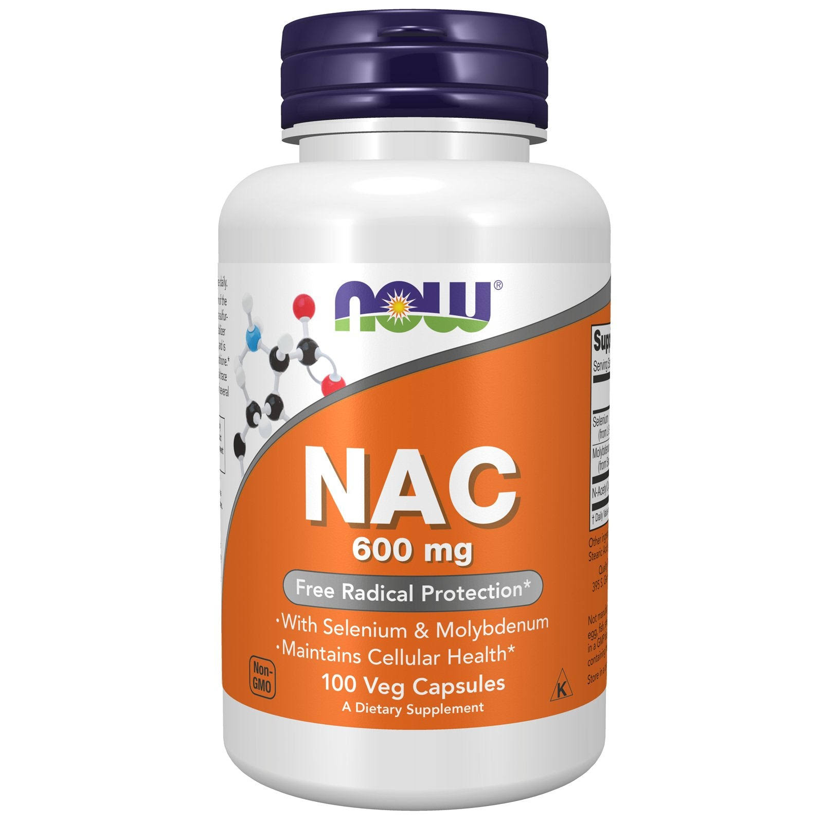 Now NAC 600 mg 100 v-caps