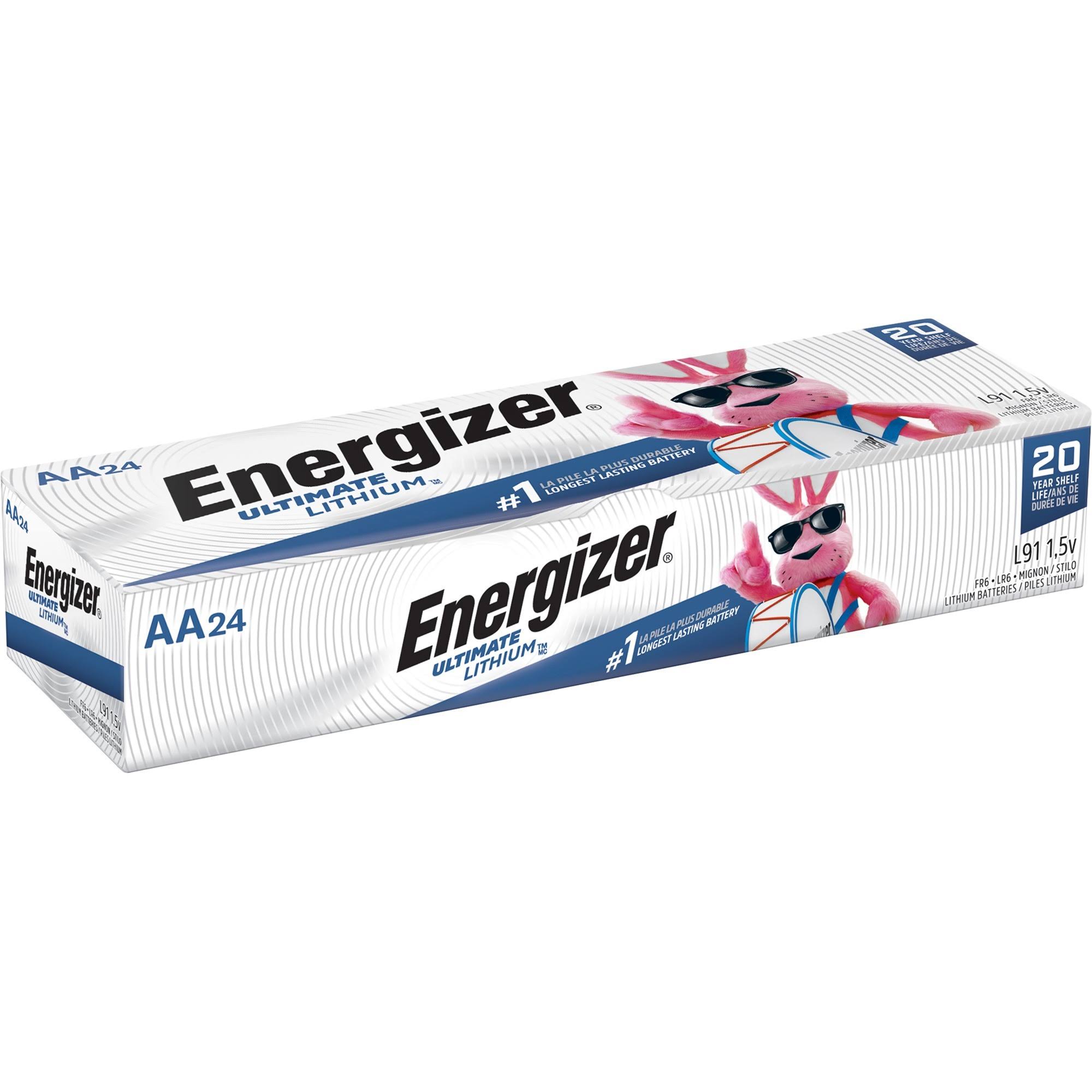 Energizer Ultimate Lithium AA8 Lithium Batteries - Pack of 4