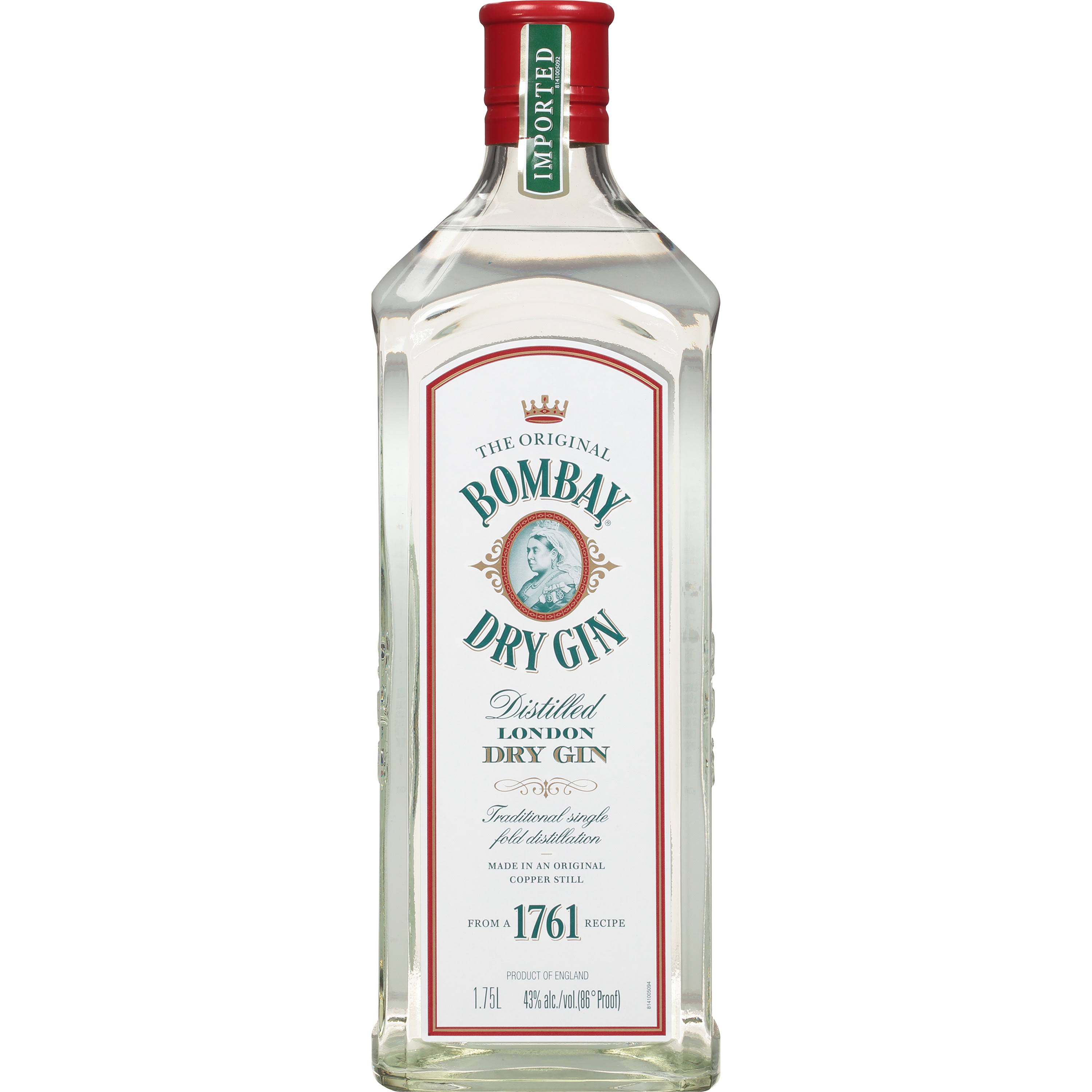 Bombay Gin, London Dry, Distilled - 1.75 lt