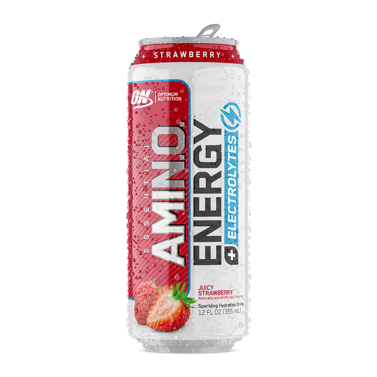 Optimum Nutrition Amino Energy + Electrolytes Juicy Strawberry 355mL