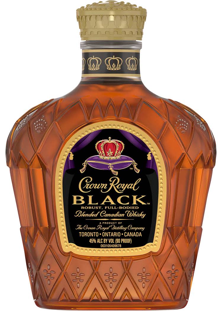 Crown Royal Black Canadian Whisky, Blended - 375 ml