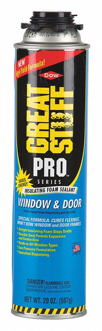 Dow Great Stuff Pro Gun Window & Door Insulating Foam Sealant