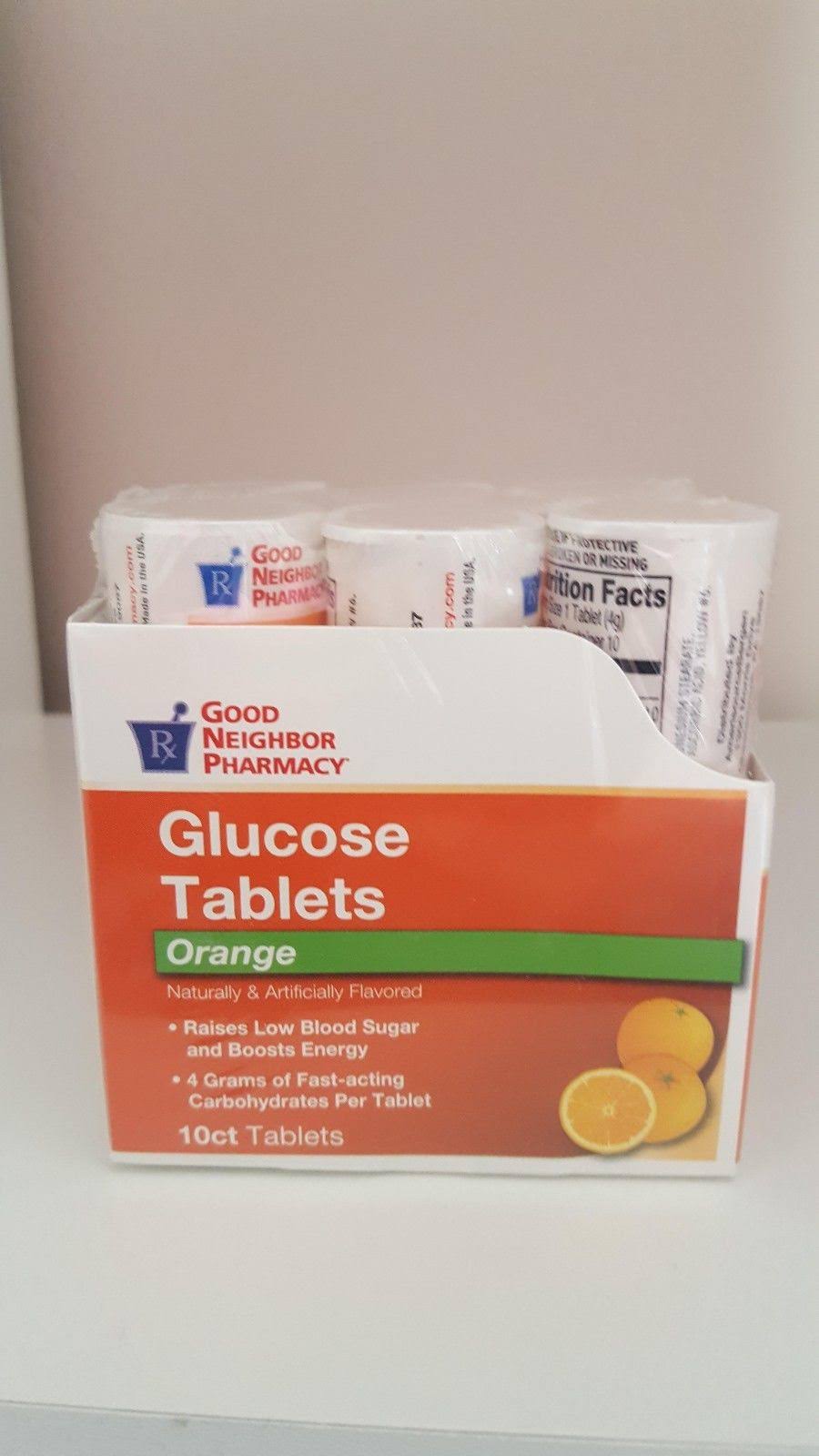 GNP Glucose Tablets Orange 6x10ct
