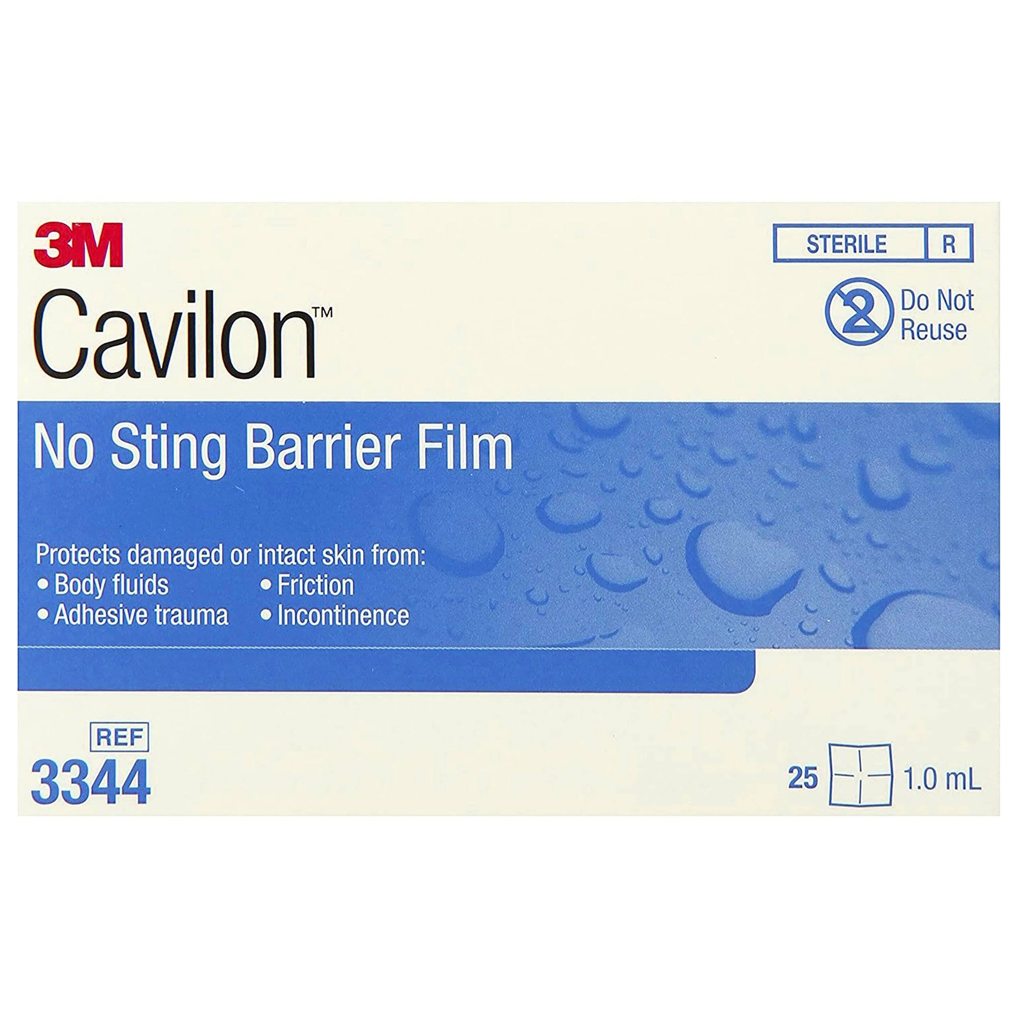 3M Cavilon Barrier Film Wipes, No Sting, Sterile