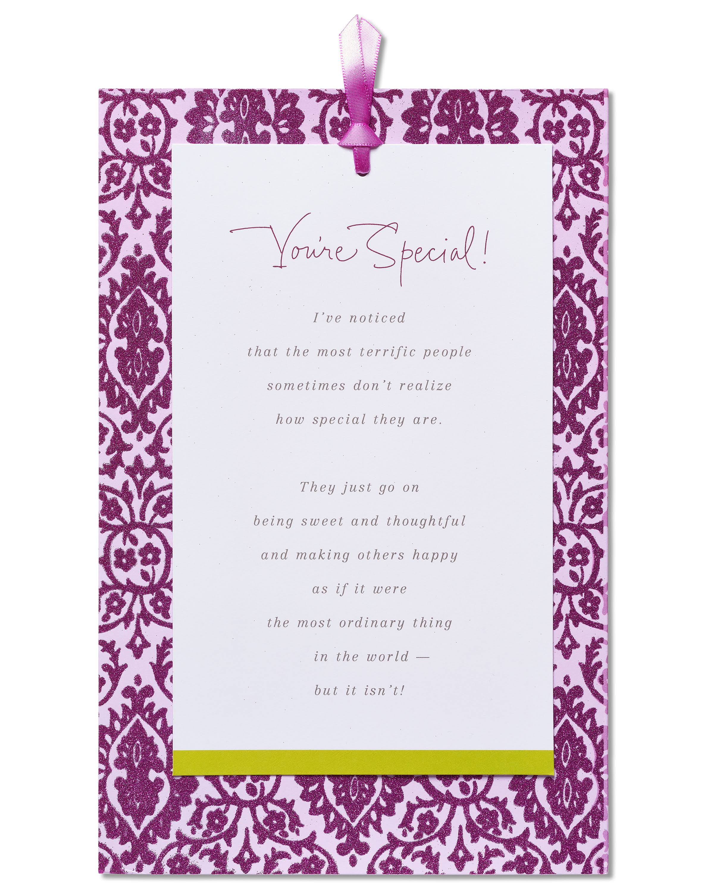 Greeting Card-You're Special Birthday 068981794226