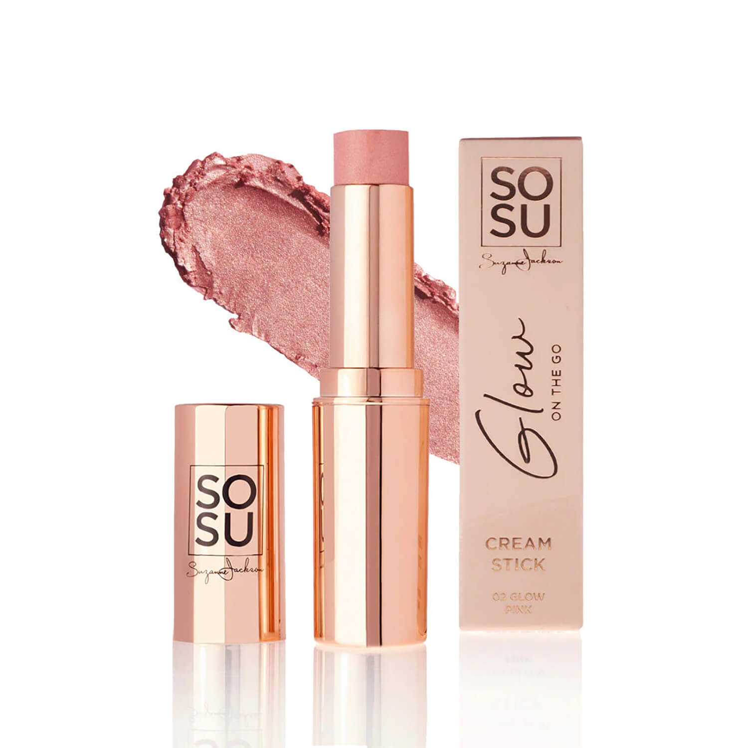 SOSU Cream Stick 30g (Various Colours) - Glow Pink