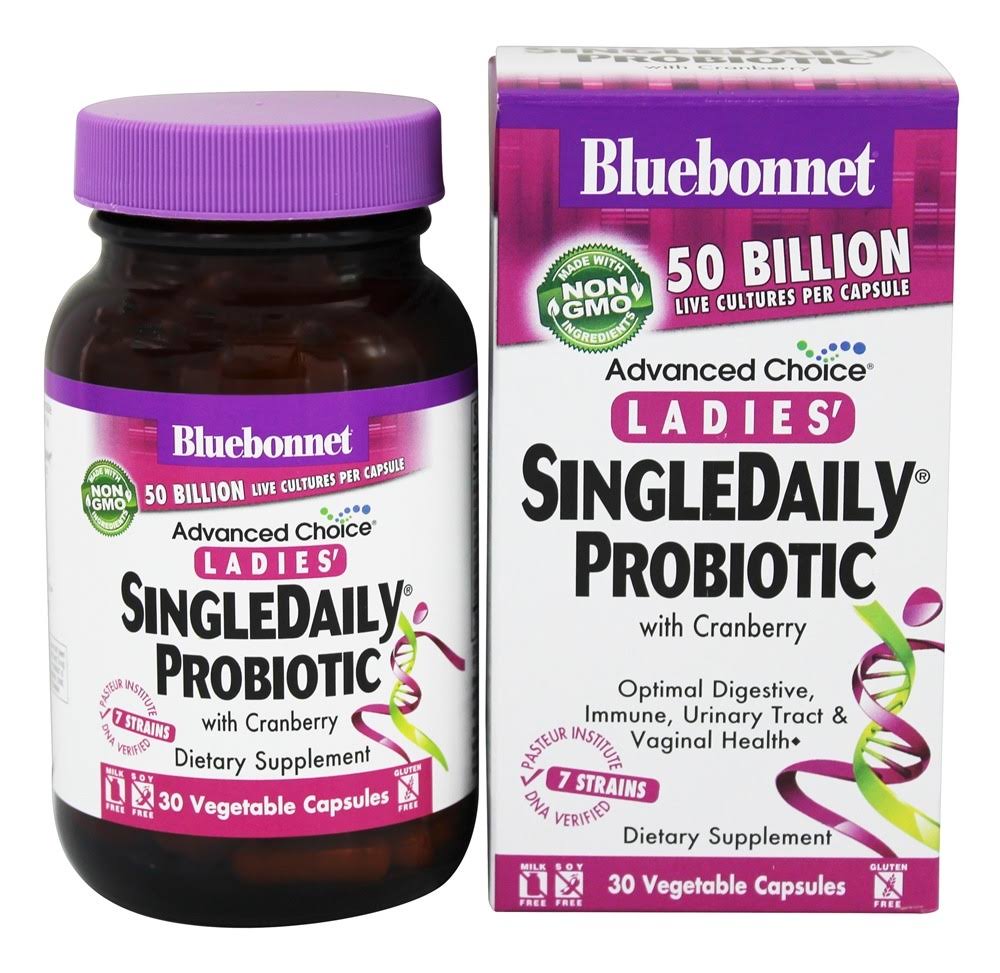 Bluebonnet Advanced Choice Ladies' Single Daily Probiotic, 50 Billion CFU, 30 ct