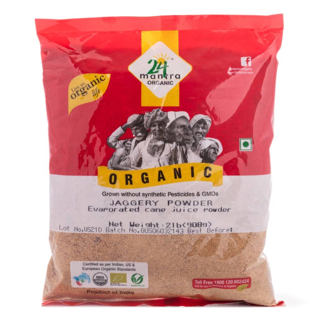 24 Mantra Organic Jaggery Powder - 2 lb