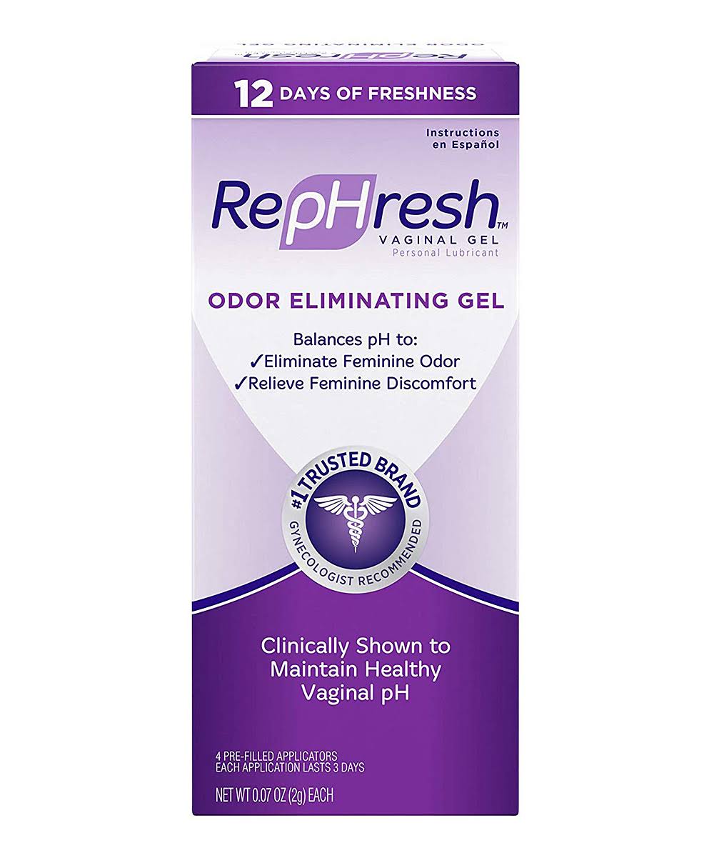 Rephresh Vaginal Gel Lubricant pH Balancing Gel - 4ct, 0.07oz