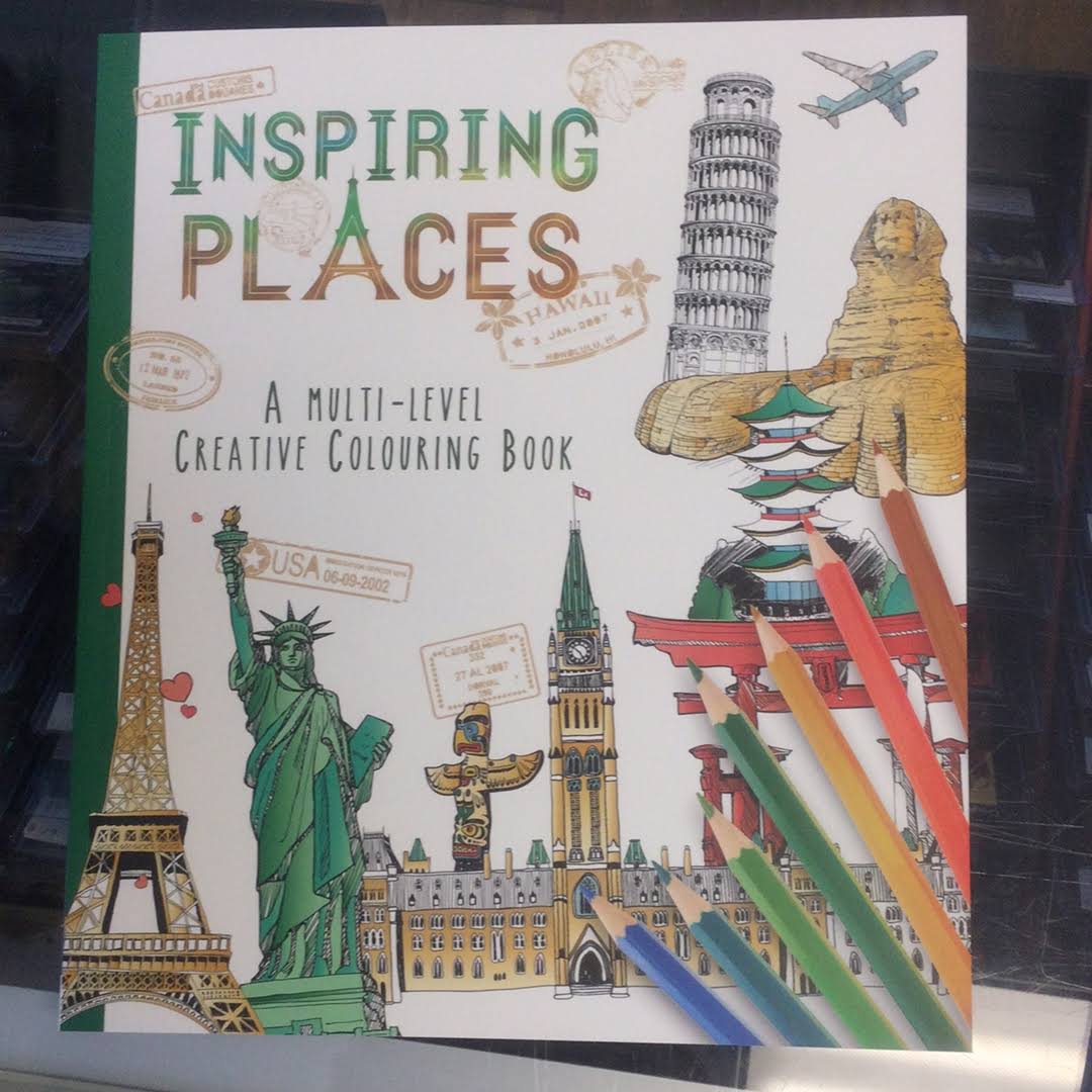 Colouring Book - Inspiring Places