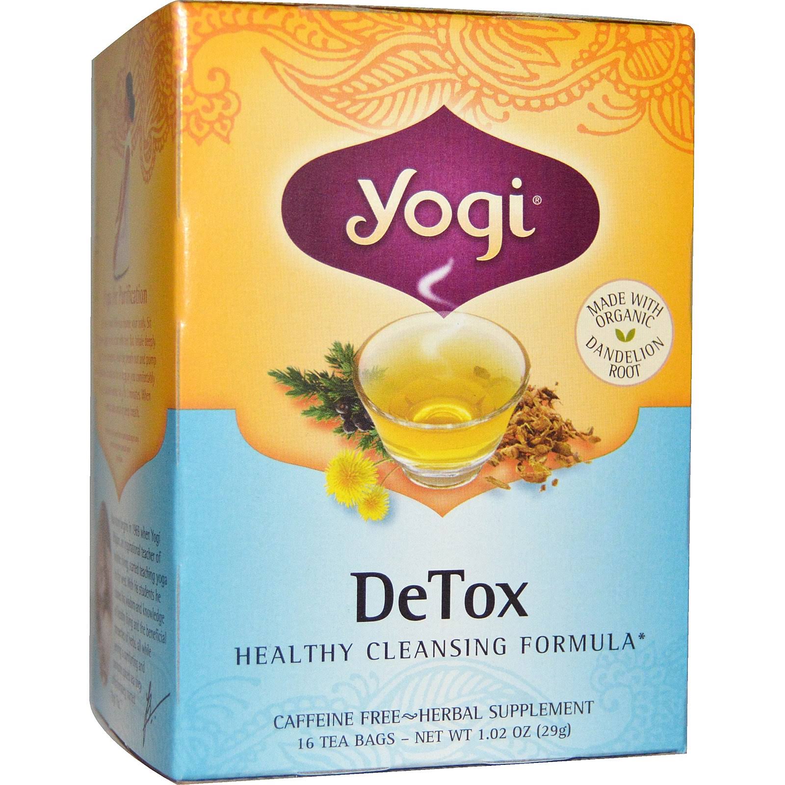 Yogi Herbal Tea - DeTox, 16 Tea Bags
