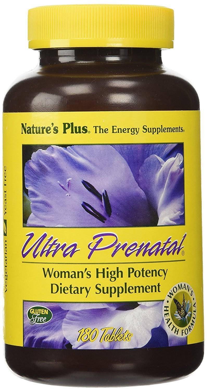Nature's Plus Ultra Prenatal Dietary Supplement - 180 Tablets