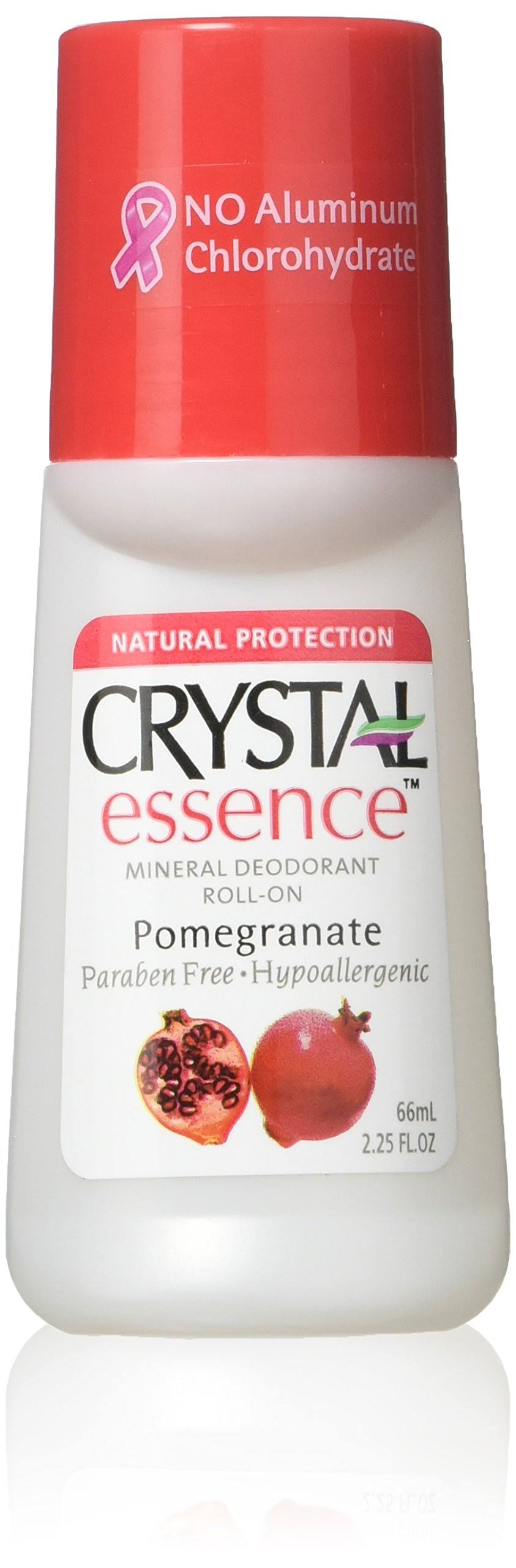 Crystal Essence Mineral Pomegranate Deodorant Roll-On