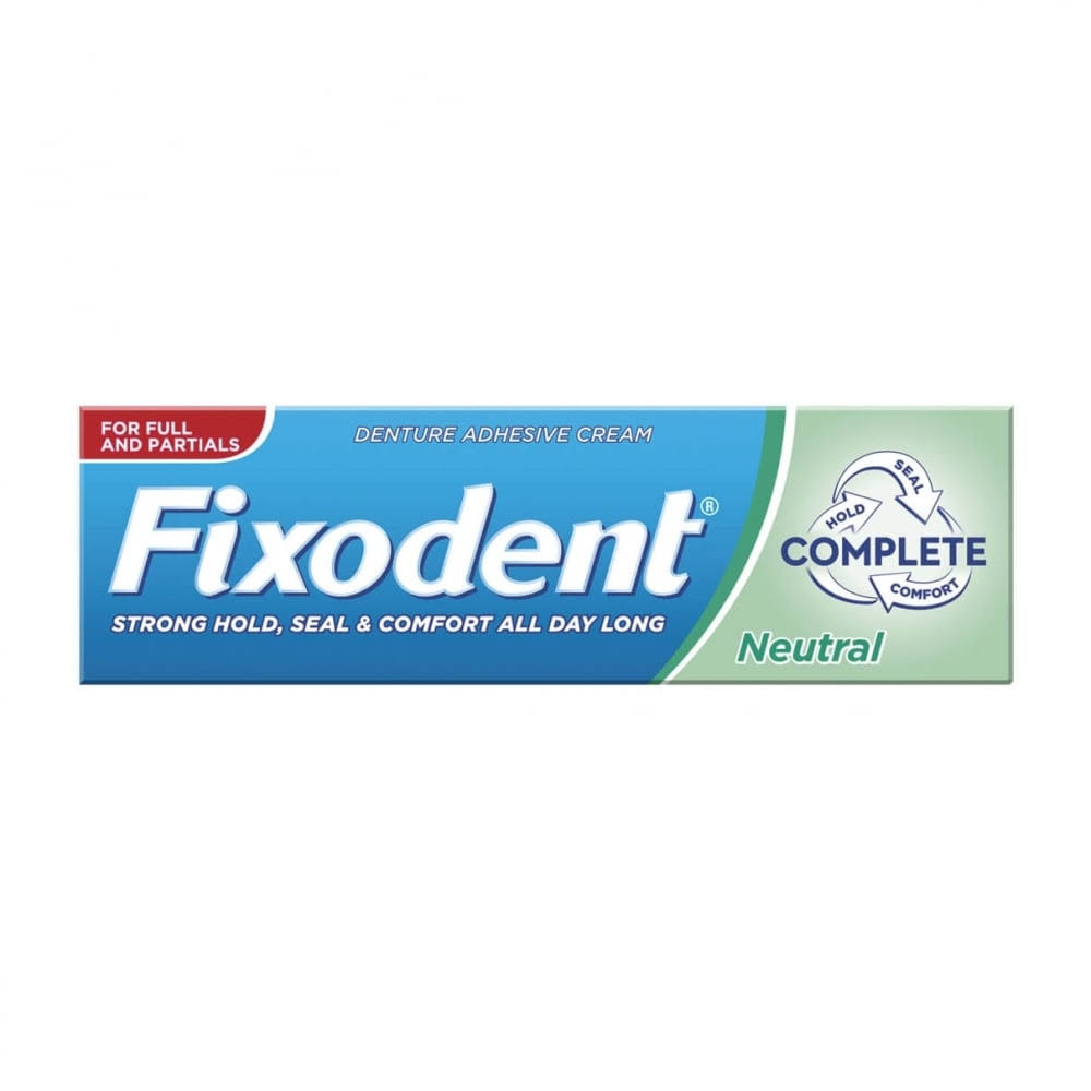 Fixodent Complete Denture Adhesive Cream - Neutral, 47ml