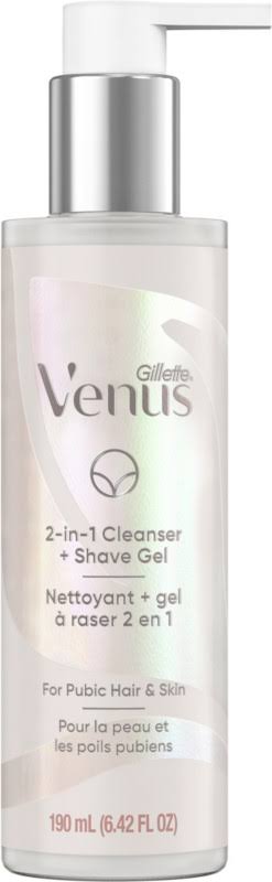 Venus 2-in-1 Cleanser + Shave Gel, 190 ml