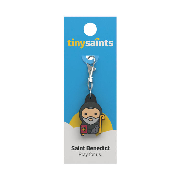 Saint Benedict - Tiny Saints Charm