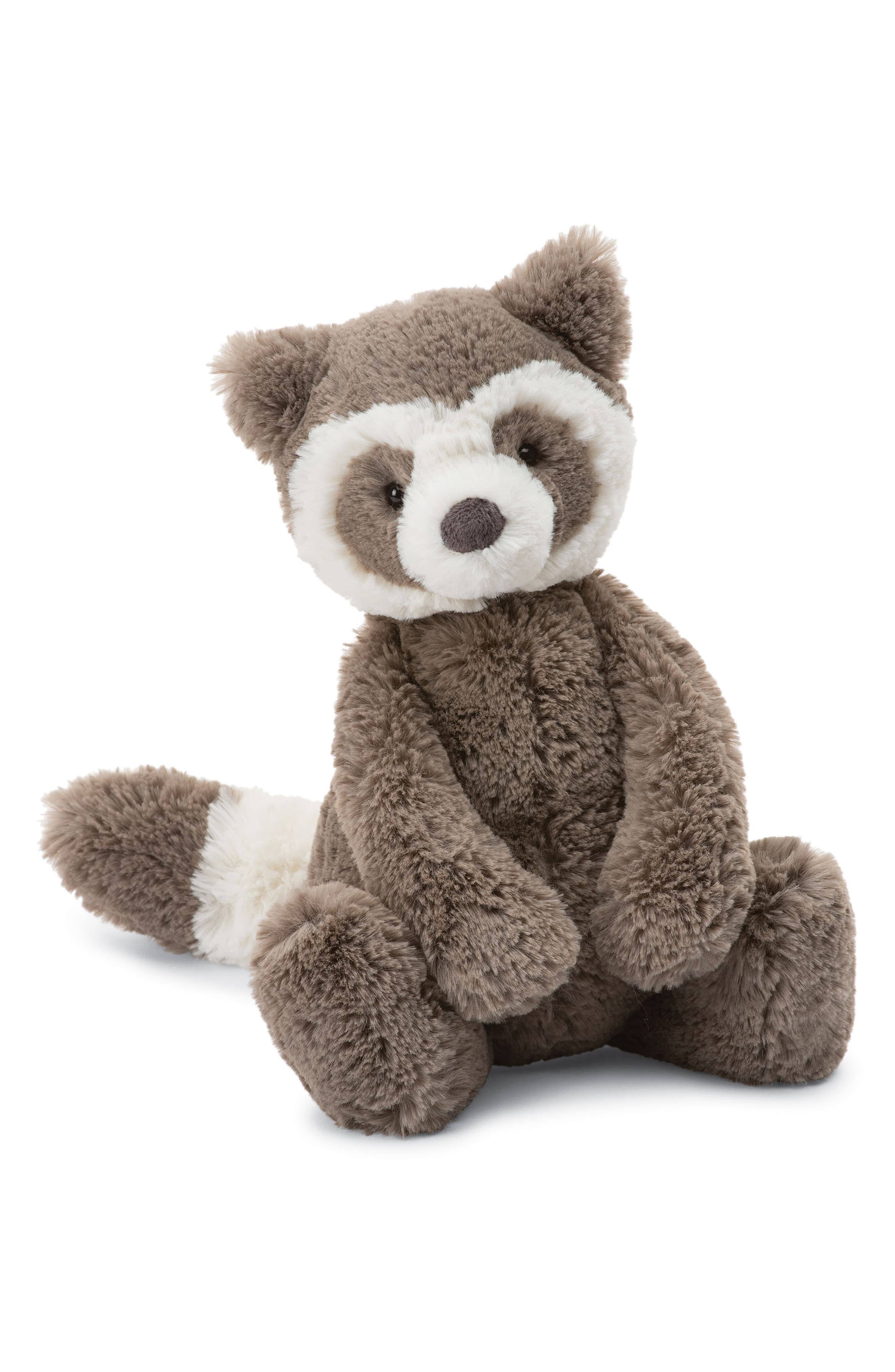 Jellycat Medium Bashful Raccoon Plush Kids Soft Toy