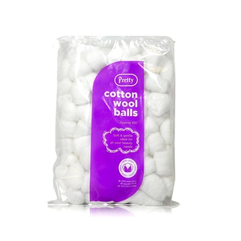 Pretty Cotton Wool Balls - 50g