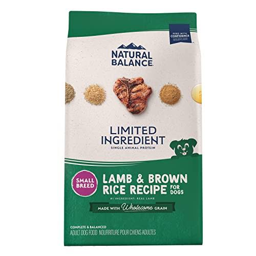 Natural Balance Lamb & Brown Rice Small Breed Dog Food [4lb]