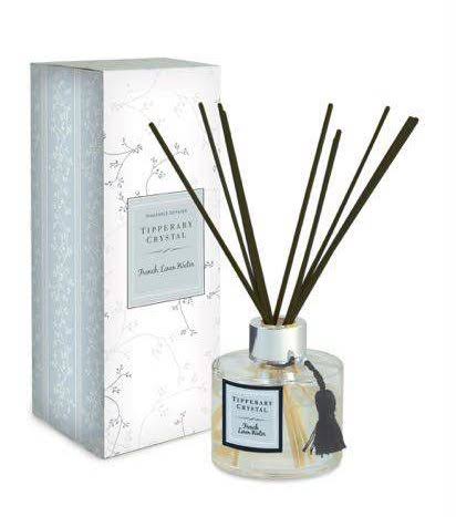 Tipperary Crystal Fragranced Diffuser Set - French Linen Water