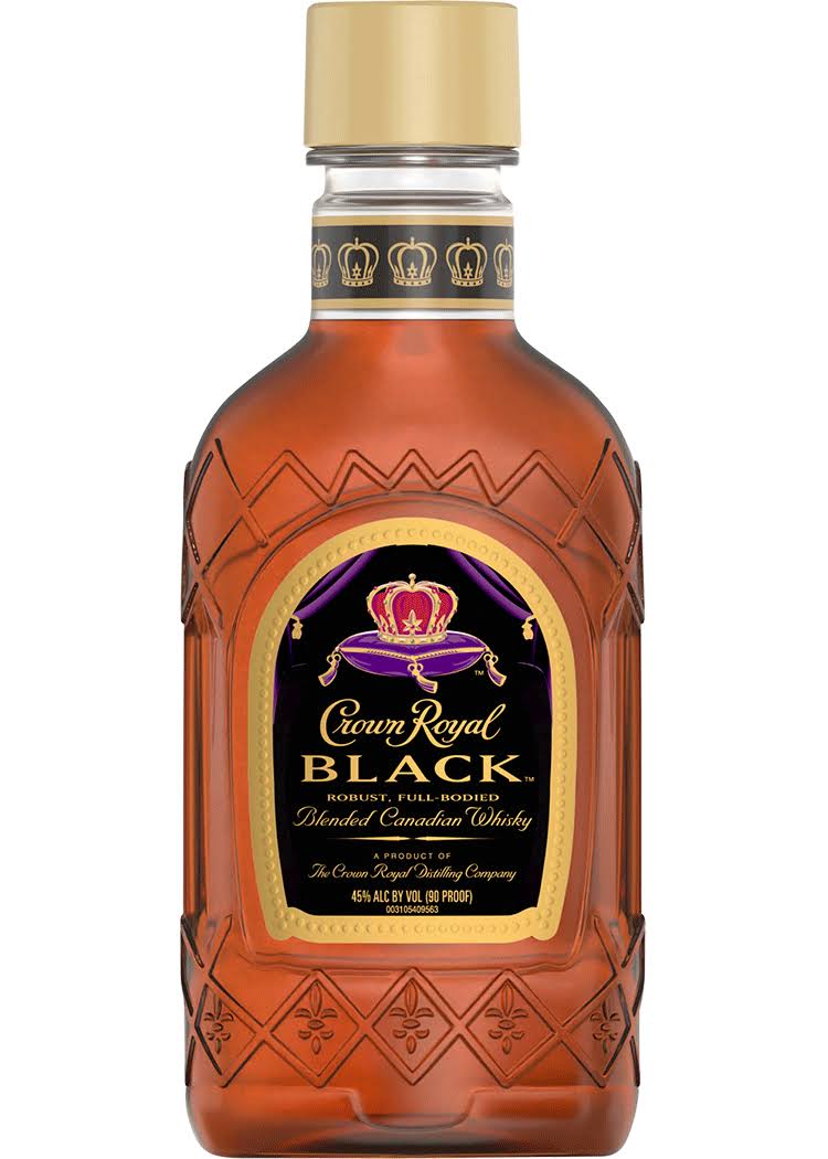 Crown Royal Black Blended Canadian Whisky - 200 ml