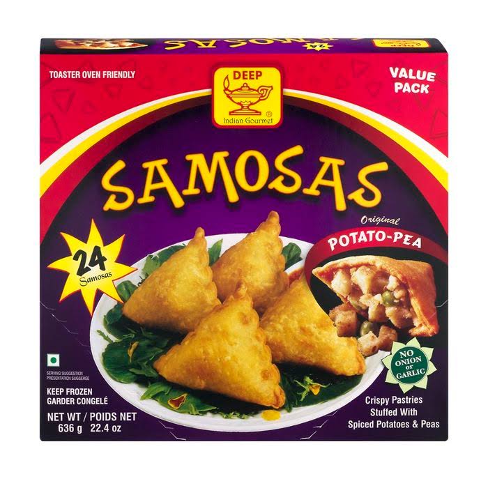Deep Indian Kitchen Samosas Original Potato-Pea Value Pack - 24 CT