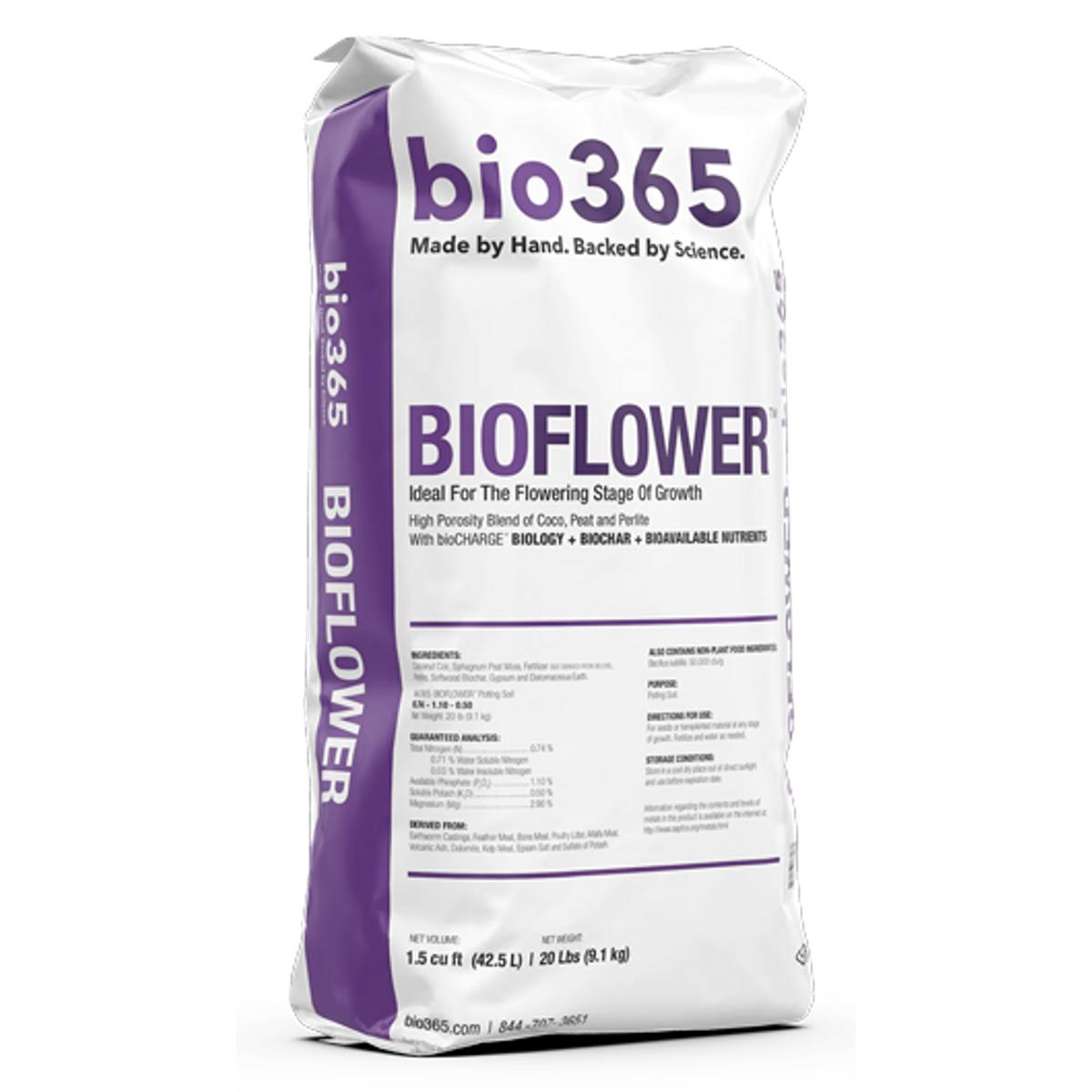 Bio365 BioFlower Soil - 1.5 Cubic Feet