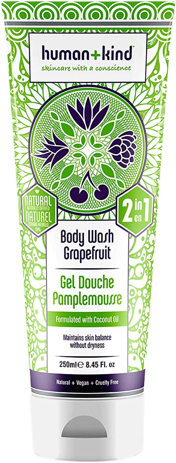 Human + Kind Bodywash - Grapefruit, 250ml