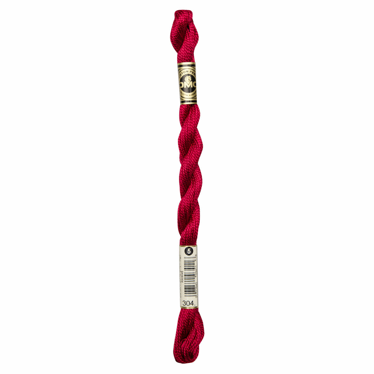 DMC 115 5304 Pearl Cotton Thread - Medium Red, Size 5